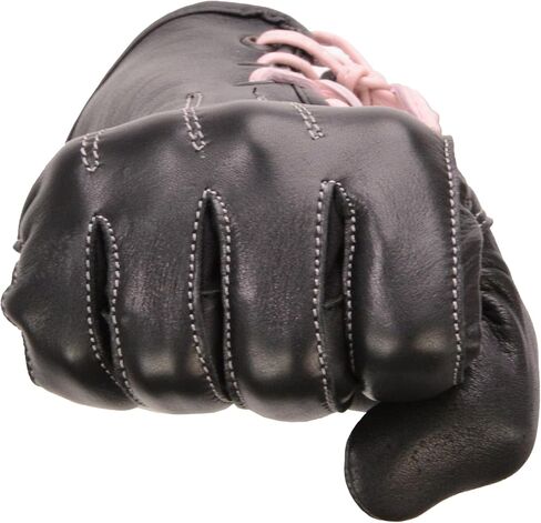 الجلود الجلدية من Milwaukee Leather Black 'I - Touchscreen متوافق مع القفازات ذات الدراجة النارية الوردية ذات الدراجة النارية الوردي in Saudi Arabia