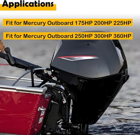 8M0142542 مستشعر درجة الحرارة متوافق مع Mercury Outboard 175HP 200HP 225HP 250HP 300HP 360HP in Saudi Arabia
