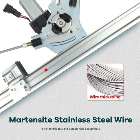 FINDAUTO Power Window Regulator Front Left Driver Side fit for 1996-2007 for Ford Taurus,1996-2005 for Mercury Sable 741-756 Window Regulator and Motor Assembly with Motor in Kuwait