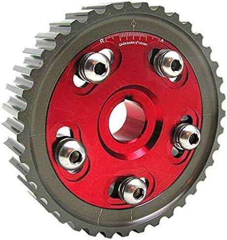 Red Engine Adjustable Cam Gear Compatible with Honda Civic Del Sol SOHC D16 D15 D13 D Series in Saudi Arabia