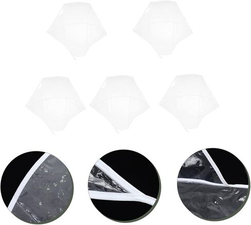 GALPADA 5pcs Rainproof Sunscreen Hat Hair Styling Maintain Cap Lightweight Bonnet for Outdoor Activities Compact and Portable Design for Women and Boys and Girls in Saudi Arabia