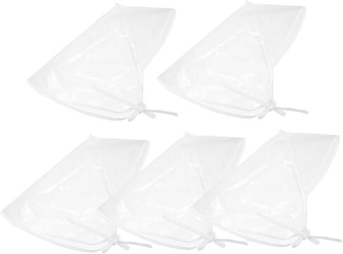 Bestyash 5pcs غطاء محرك السيارة الشفاف للشعر مقاوم للرياح قبعة المطر القابلة لإعادة الاستخدام الغطاء المطر الصافي للنساء الأولاد والبنات والأنشطة في الهواء الطلق in Saudi Arabia