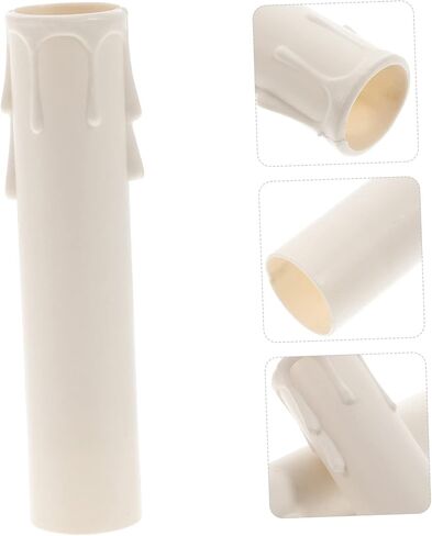 Uonlytech 20pcs Chandelier Tube Covers Candle Cartridge Covers Socket for Chandelier Lamp Parts in Saudi Arabia
