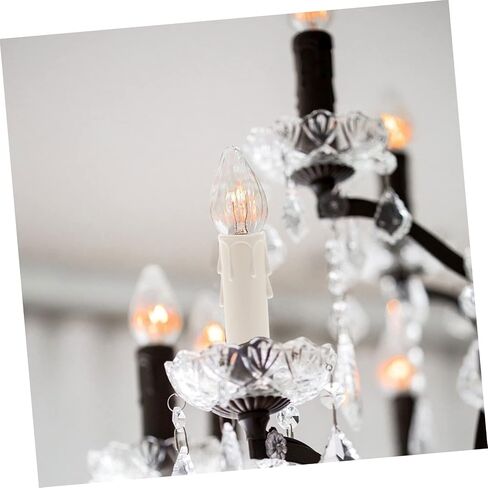 20pcs شمعة خرطوشة الأكمام مقبس الثريا يغطي حاملي شمعة tealight أجزاء الثريا بأكمام مقبس الأكمام للإضاءة للإضاءة in Saudi Arabia