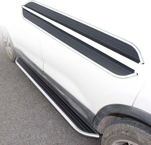 Fixed 2PCS Running Board fits Dodge Durango 2018-2025 Side Step Protect Bar Pedal Nerf Bars Accessories w/Brackets in Saudi Arabia