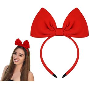Ds.Distictive Style Red Bow Hair Band Banddress ، وملحقات الشعر للحفلات والتشكيل in Kuwait