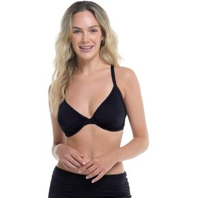 Skye Women's Standard Hilary D, DD, E, F Cup Underwire Bikini Top Swimsuit, Raspberry, D in Kuwait