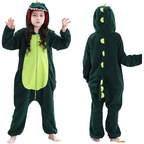 Kids Onesie Pajamas Animal Pjs Halloween Cosplay Costume One-piece Sleepwear in Saudi Arabia