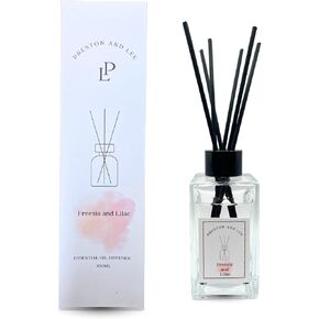 Reed Diffuser Set | 100 ml (3.38fl oz) Peppermint Eucalyptus Scent | Aromatherapy Diffusers | Natural Reed Diffuser Oil for Home and Spa Fragrance in Saudi Arabia