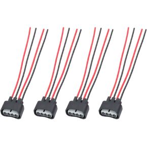 4 Pin Ignition Coil Plug Connector, Ignition Coil Pack Connector Replacement for 90980-11885, Compatible with Lexus Camry (4 Pack) in Kuwait