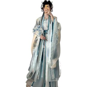 الأسلوب الصيني هانفو القديم تانغ مينغ دانست دير رقص أزياء تشيونغسام تنورة ملابس Cosplay Hanfu Princess Dress in Kuwait