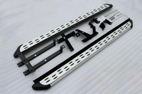 يناسب Toyota RAV4 2019-2025 لوحة الجانبية الخطوة Nerf Bar Pedal 2PCs (مع قوس) in Saudi Arabia