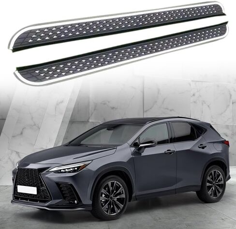 Fits for Lexus NX 2022 2023 2024 2025 2026 Running Board Side Step Nerf Bar Pedal 2PCS (with Bracket) in Saudi Arabia