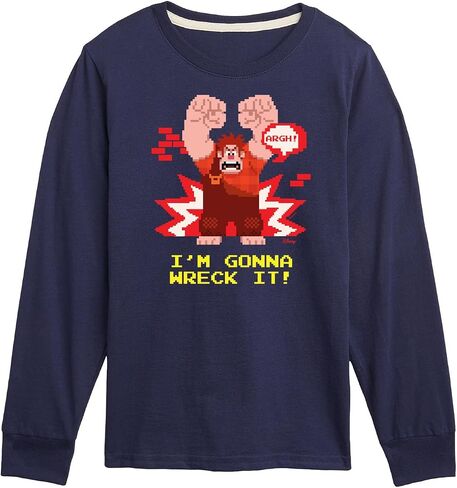 Disney Wreck It Ralph - سأدمرها - Toddler & Youth Long Sleeve Graphic T -Shirt in Saudi Arabia