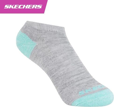 أداء Skecherers Girls 10 عبوات لا جوارب عرض ، ارتداء اليومية للأطفال ، ناعمة وملائمة in Saudi Arabia
