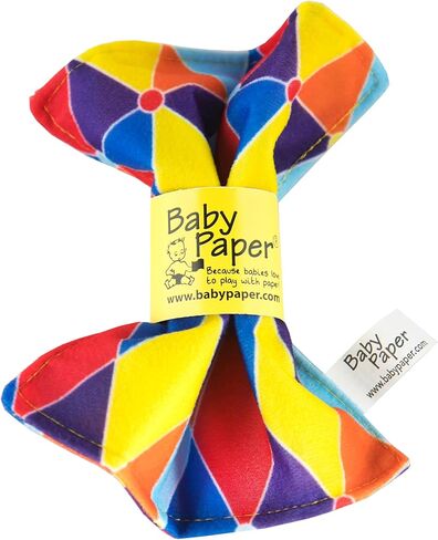 Baby Paper - Crinkly Baby Toy - Triangle Print in Kuwait
