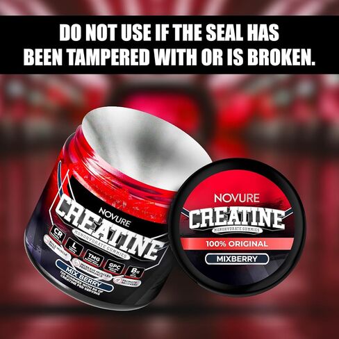 Creatine Monohydrate Gummies 5000mg – Advanced Muscle & Focus Blend with Alpha GPC, B12 & Taurine – Vegan, Sugar-Free, Blueberry & Raspberry Flavors – Made in USA, 120 Gummies (30 Servings) in Saudi Arabia