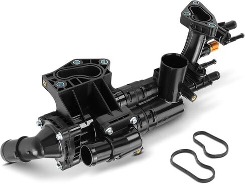 A-Premium Engine Toolant Thermostat Assembly مع ختم متوافق مع Kia Sorento 2014-2018 ، Sedona 2015-2018 ، Cadenza 2014-2016 & Hyundai Santa Fe 2013-2018 ، Santa Fe XL 2018-2019 ، Azera in Kuwait
