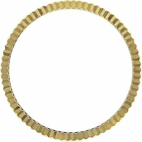 Ewatchparts Fluted Bezel Compatible With 36mm Rolex Datejust Watch 16013 16014 16030 16233 16250 Gold in Saudi Arabia