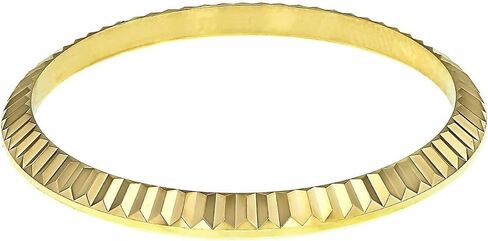 Ewatchparts Fluted Bezel Compatible With 36mm Rolex Datejust Watch 16013 16014 16030 16233 16250 Gold in Saudi Arabia