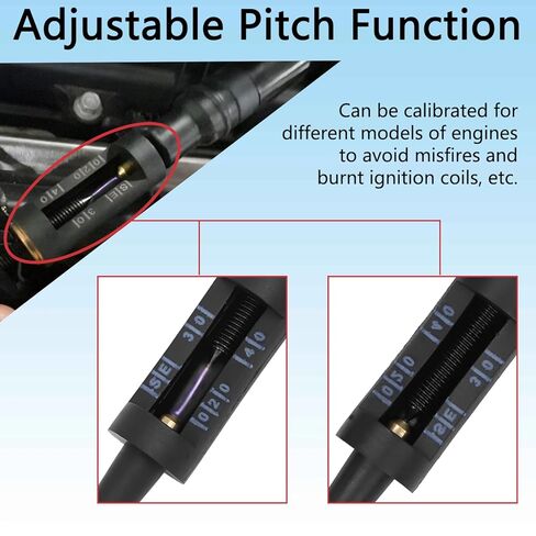 2 PCS شرارة شمعية اختبار القبول القابل للتعديل اشتعال الدائرة اختبار تلقائي تشيكية اختبار أداة اختبار لفائف الشرارة للمحركات الصغيرة CAR in Kuwait