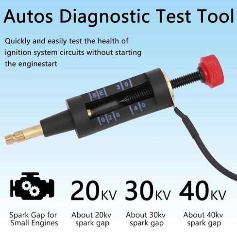 2 PCS شرارة شمعية اختبار القبول القابل للتعديل اشتعال الدائرة اختبار تلقائي تشيكية اختبار أداة اختبار لفائف الشرارة للمحركات الصغيرة CAR in Kuwait