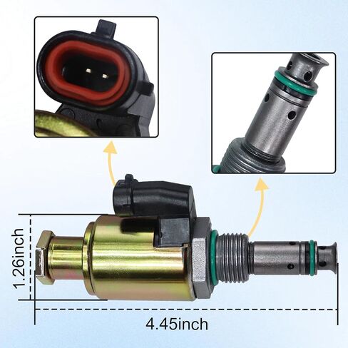 7.3L Fuel Injection Pressure Regulator IPR Valve ICP Control Sensor Compatible with 1995-2003 Ford F250 F350 F450 F550 Super Duty E350 E450 E550 Replaces F81Z9C968AB, F6TZ9F838A in Saudi Arabia