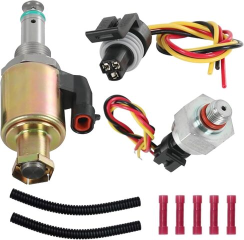 7.3L Fuel Injection Pressure Regulator IPR Valve ICP Control Sensor Compatible with 1995-2003 Ford F250 F350 F450 F550 Super Duty E350 E450 E550 Replaces F81Z9C968AB, F6TZ9F838A in Saudi Arabia
