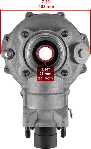 Caltric Complete Rear Differential Diff Compatible with Honda TRX500 Fe Foreman 500 4X4 Es 2005-2011 in Saudi Arabia