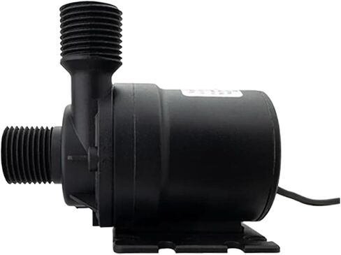 Generic Silent DC12V Brushless Motor DC24V 1000L/H 8M Head 1/2" Waterproof Submersible Pump Fountain Water Heater Shower Booster Pump(24V wiring) in Saudi Arabia