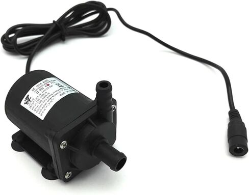 عام 800E HMAX 6.5M Solar DC 12V 24V مضخة المياه المصغرة مضخة الترس البلاستيكية 5.5 * 2.1 DC موصل إثبات الماء (12 فولت) in Saudi Arabia