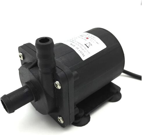 عام 800E HMAX 6.5M Solar DC 12V 24V مضخة المياه المصغرة مضخة الترس البلاستيكية 5.5 * 2.1 DC موصل إثبات الماء (12 فولت) in Saudi Arabia