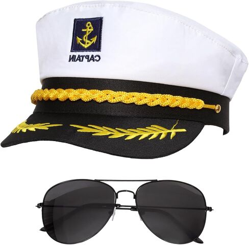 Yacht Boat Sailor Captain Hat/Police Hat/Chauffeur Hats Cap for Men Women Newsboy Cap Officer Cop Cosplay Costume Hats in Saudi Arabia