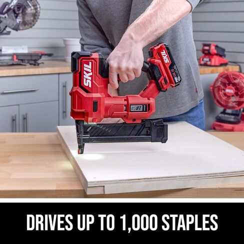 SKIL PWR CORE 20 Brushless 20V 18Ga Brad Nailer Kit including 2.0Ah USB-C Battery and Charger-NA1800B-10 in Saudi Arabia