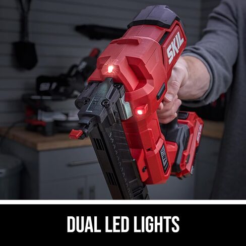 SKIL PWR CORE 20 Brushless 20V 18Ga Brad Nailer Kit including 2.0Ah USB-C Battery and Charger-NA1800B-10 in Saudi Arabia