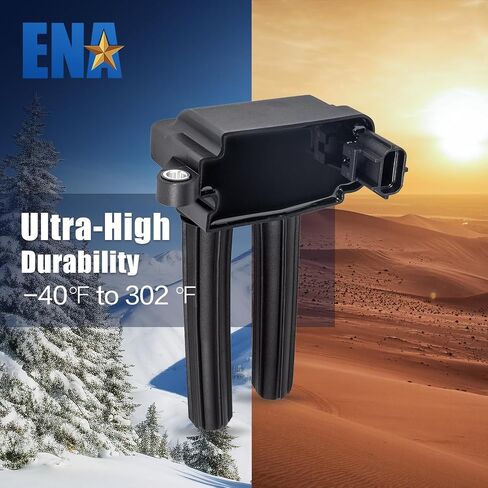 ENA مجموعة من 8 اشتعال ملف Coil Pack 16 شرارة التوافق مع Chrysler Dodge Jeep Ram 1500 2500 3500 300 Charger Durango Magnum Commander Aspen Grand Cherokee 2006-2008 5.7 6.1 V8 استبدال# UF504 570 in Kuwait