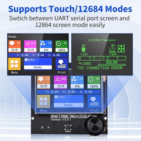 شاشة لمس BIGTREETECH PITFT50 V2.1 مقاس 5 بوصات LCD سعوية DSI 800x480 ترقية 5 نقاط لمس لـ Raspberry Pi A/A+/B/B+/2B/2B+/3B/3B+/4B، BTT PI 2/CB2 Running Klipper in Saudi Arabia
