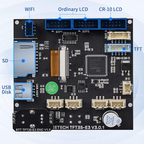 شاشة لمس BIGTREETECH PITFT50 V2.1 مقاس 5 بوصات LCD سعوية DSI 800x480 ترقية 5 نقاط لمس لـ Raspberry Pi A/A+/B/B+/2B/2B+/3B/3B+/4B، BTT PI 2/CB2 Running Klipper in Saudi Arabia