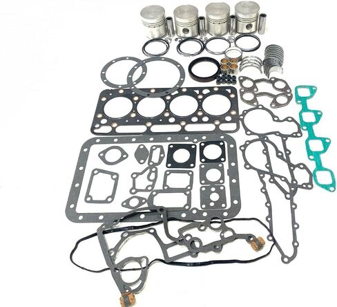 Arko 19223-21110 19227-21050 07916-29695 07916-29705 17356-03310 Engine Overhaul Rebuild Kit Compatible With Kubota V1702 V1702B KH90 STD For Bobcat 743 733 Excavator in Saudi Arabia