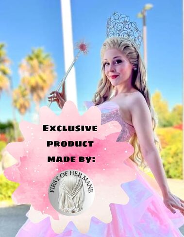 Glinda Wicked Bubble Crown Adult Sized Tiara 6" in Saudi Arabia