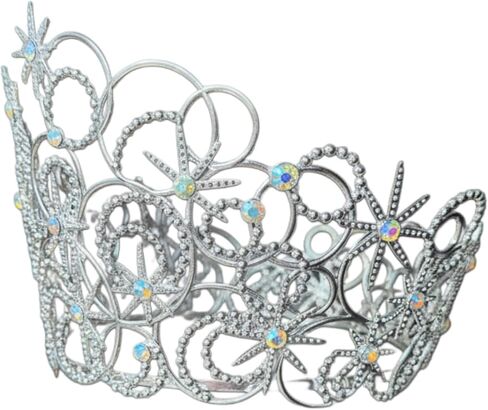 Glinda Wicked Bubble Crown Adult Sized Tiara 6" in Saudi Arabia