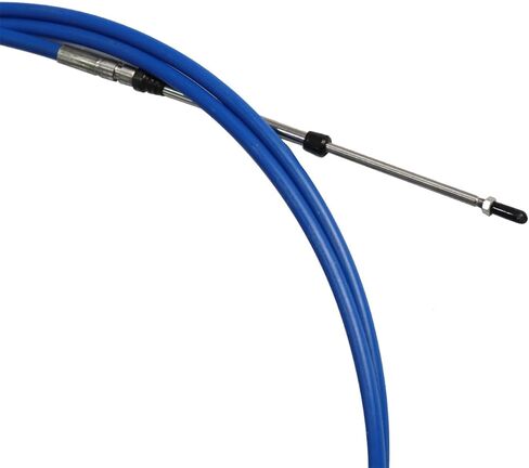 8FT 15FT 16FT 24FT 30FT Marine Throttle Shift Control Cable 3300/33C Blue Compatible with Marine Outboard Engine Control Box (15ft/4.5 Meter,2Pcs) in Kuwait