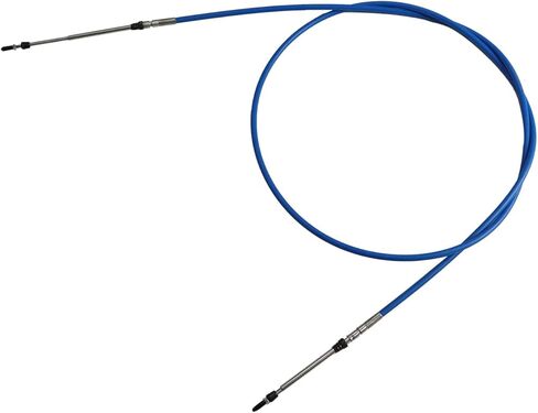8FT 15FT 16FT 24FT 30FT Marine Throttle Shift Control Cable 3300/33C Blue Compatible with Marine Outboard Engine Control Box (15ft/4.5 Meter,2Pcs) in Kuwait