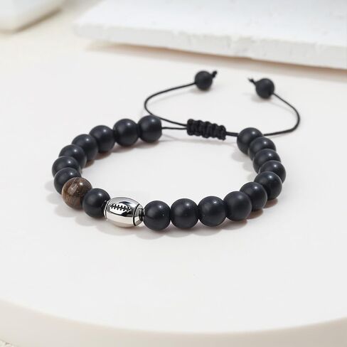 Baseball Basketball Soccer Football Bracelet for Men Boys Birthday Valentine's Day Christmas Gifts in Kuwait