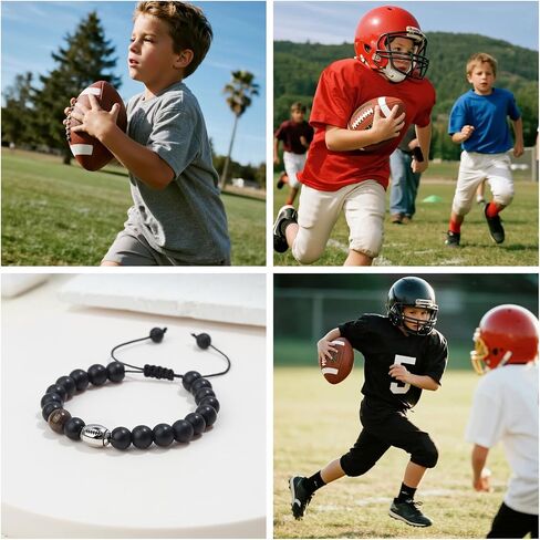 Baseball Basketball Soccer Football Bracelet for Men Boys Birthday Valentine's Day Christmas Gifts in Kuwait