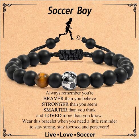 Baseball Basketball Soccer Football Bracelet for Men Boys Birthday Valentine's Day Christmas Gifts in Kuwait