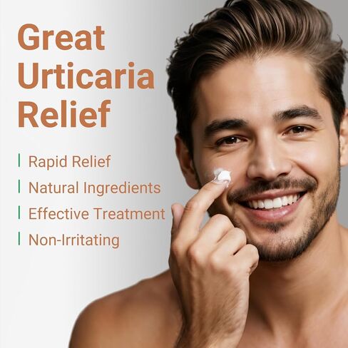كريمة urticaria لخليط خلايا النحل - يتصرف بسرعة معالجة مضادة لخدوش الجلد ، الاحمرار ، البثور والذمة | صيغة متقدمة in Kuwait