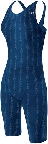 Tyr Women's Solid Fusion 2 Open Back Swimsuit - U12 متوافق ، البحرية ، 38 in Saudi Arabia