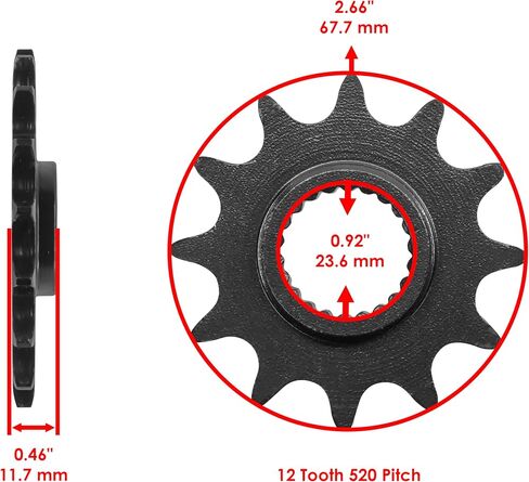 سلسلة محرك Caltric و Sprockets Kit متوافقة مع Polaris Trail Blazer 250 1995-1999 in Saudi Arabia