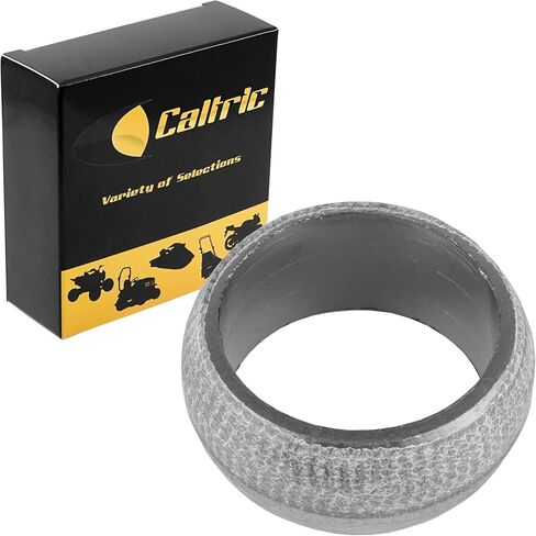 Caltric Muffler Gasket Donut Seal 2.5" Spherical Compatible with Polaris RZR XP 4 1000 2015 2016 2017 2018 2019 2020 2021 2022 in Saudi Arabia